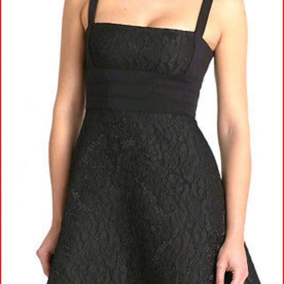 NWT BCBG MAXAZRIA Kaya black cocktail dress SIZE 2 - Picture 2 of 8